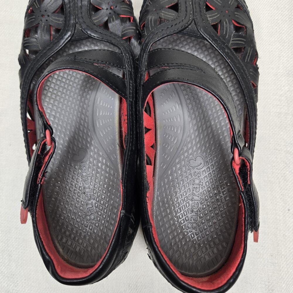 Baretraps Women's Black Ferra Flower Lasercut Comfort Flats Size 7M - Picture 10 of 11